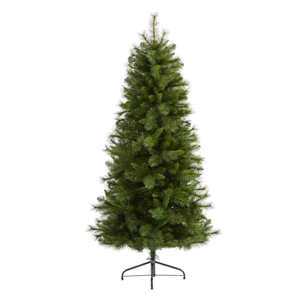 6' Slim West Virginia Mountain Pine Artificial Christmas Tree