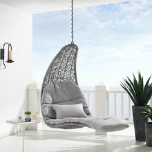 Load image into Gallery viewer, Landscape Hanging Chaise Lounge Outdoor Patio Swing Chair by Modway
