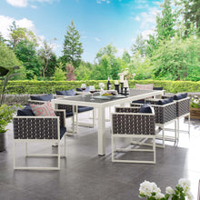 Load image into Gallery viewer, Stance 9 Piece Outdoor Patio Aluminum Dining Set by Modway
