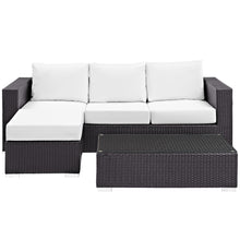 Load image into Gallery viewer, Convene 3 Piece Outdoor Patio Sofa Set by Modway
