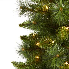 Load image into Gallery viewer, 3&#39; New Haven Pine Artificial Christmas Tree with 50 Warm White LED Lights
