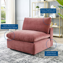 Load image into Gallery viewer, Commix Down Filled Overstuffed Performance Velvet Armless Chair by Modway

