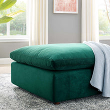 Load image into Gallery viewer, Commix Down Filled Overstuffed Performance Velvet Ottoman by Modway
