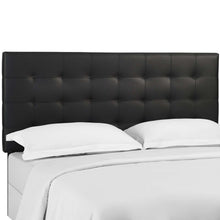 Load image into Gallery viewer, Paisley Tufted Upholstered Faux Leather Full / Queen Headboard by Modway
