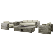 Load image into Gallery viewer, Manteo Rustic Coastal Outdoor Patio Sunbrella¨ 5 Piece Set
