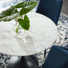 Load image into Gallery viewer, Lippa 36&quot; Round Faux Marble Dining Table by Modway
