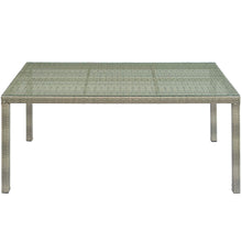 Load image into Gallery viewer, Conduit 70&quot; Outdoor Patio Wicker Rattan Dining Table by Modway
