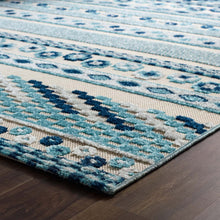 Load image into Gallery viewer, Reflect Cadhla Vintage Abstract Geometric Lattice 8x10 Indoor and Outdoor Area Rug by Modway
