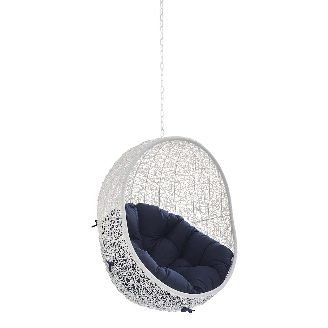Hide Sunbrella¨ Fabric Swing Outdoor Patio Lounge Chair Without Stand by Modway
