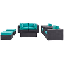 Load image into Gallery viewer, Convene 8 Piece Outdoor Patio Sectional Set by Modway
