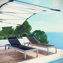 Load image into Gallery viewer, Shore Outdoor Patio Aluminum Chaise Set of 2 by Modway
