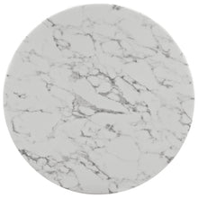 Load image into Gallery viewer, Lippa 40&quot; Round Faux Marble Dining Table by Modway
