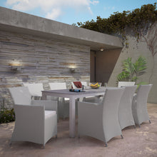 Load image into Gallery viewer, Junction 9 Piece Outdoor Patio Dining Set by Modway
