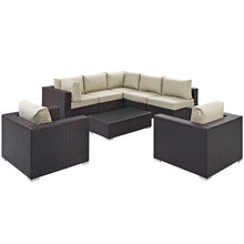 Load image into Gallery viewer, Convene 8 Piece Outdoor Patio Sectional Set by Modway
