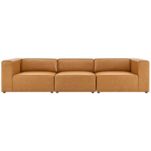 Load image into Gallery viewer, Mingle 3-Piece Vegan Leather Sectional Sofa by Modway
