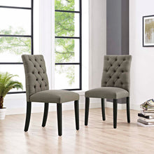 Load image into Gallery viewer, Duchess Fabric Dining Chair Set of 2 by Modway
