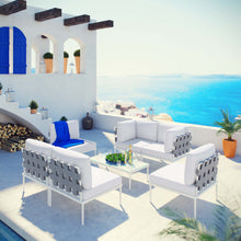 Load image into Gallery viewer, Harmony 7 Piece Outdoor Patio Aluminum Sectional Sofa Set by Modway
