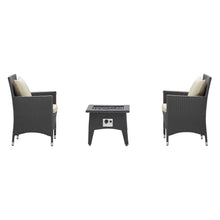 Load image into Gallery viewer, Convene 3 Piece Set Outdoor Patio with Fire Pit in
