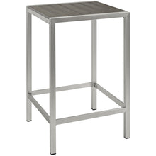 Load image into Gallery viewer, Shore Outdoor Patio Aluminum Bar Table by Modway
