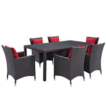 Load image into Gallery viewer, Convene 7 Piece Outdoor Patio Dining Set by Modway
