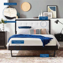 Load image into Gallery viewer, Willow Wood Full Platform Bed With Angular Frame by Modway
