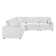 Load image into Gallery viewer, Commix 5-Piece Down Filled Overstuffed Performance Velvet Sectional Sofa by Modway

