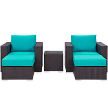 Load image into Gallery viewer, Convene 5 Piece Outdoor Patio Sectional Set by Modway
