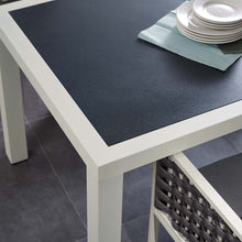 Load image into Gallery viewer, Stance 90.5&quot; Outdoor Patio Aluminum Dining Table by Modway
