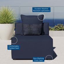 Load image into Gallery viewer, Saybrook Outdoor Patio Upholstered Sectional Sofa Armless Chair by Modway
