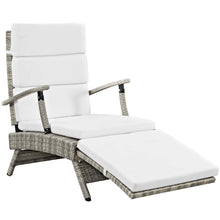Load image into Gallery viewer, Envisage Chaise Outdoor Patio Wicker Rattan Lounge Chair by Modway

