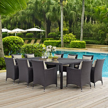Load image into Gallery viewer, Convene 11 Piece Outdoor Patio Dining Set by Modway
