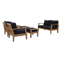 Load image into Gallery viewer, Marina 5 Piece Outdoor Patio Teak Set by Modway
