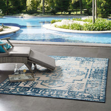 Load image into Gallery viewer, Reflect Nyssa Distressed Geometric Southwestern Aztec 5x8 Indoor/Outdoor Area Rug by Modway
