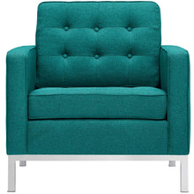 Load image into Gallery viewer, Loft Upholstered Fabric Armchairs Set of 2 by Modway

