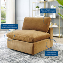 Load image into Gallery viewer, Commix Down Filled Overstuffed Performance Velvet Armless Chair by Modway

