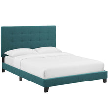 Load image into Gallery viewer, Melanie Tufted Button Upholstered Fabric Queen Platform Bed by Modway
