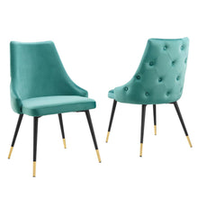 Load image into Gallery viewer, Adorn Performance Velvet Dining Side Chair Set of 2 by Modway
