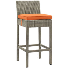 Load image into Gallery viewer, Conduit Outdoor Patio Wicker Rattan Bar Stool by Modway
