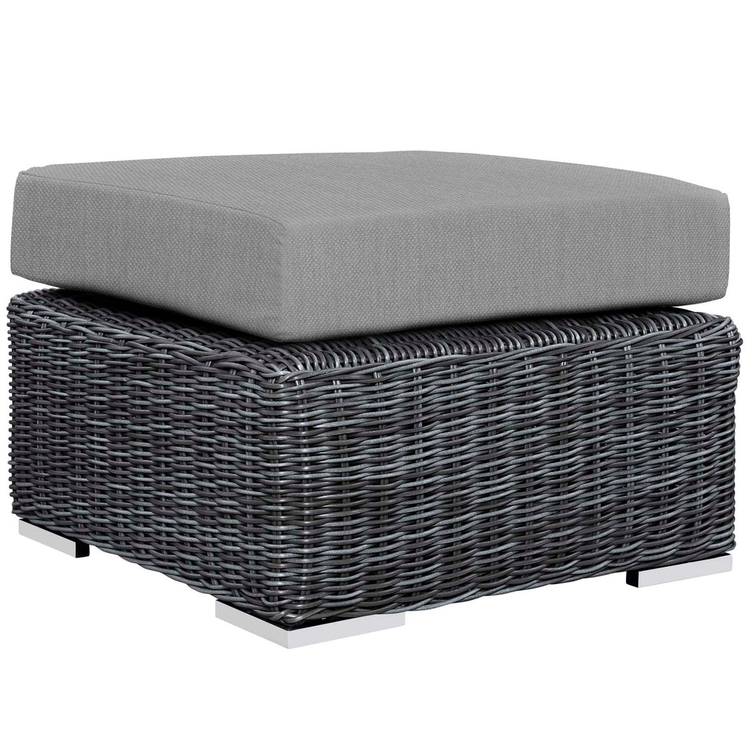 Summon Outdoor Patio Sunbrella¨ Ottoman by Modway