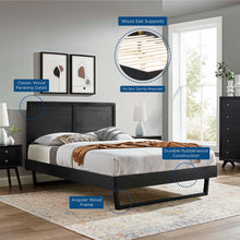 Load image into Gallery viewer, Marlee Wood Full Platform Bed With Angular Frame by Modway
