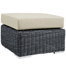 Load image into Gallery viewer, Summon Outdoor Patio Sunbrella¨ Ottoman by Modway
