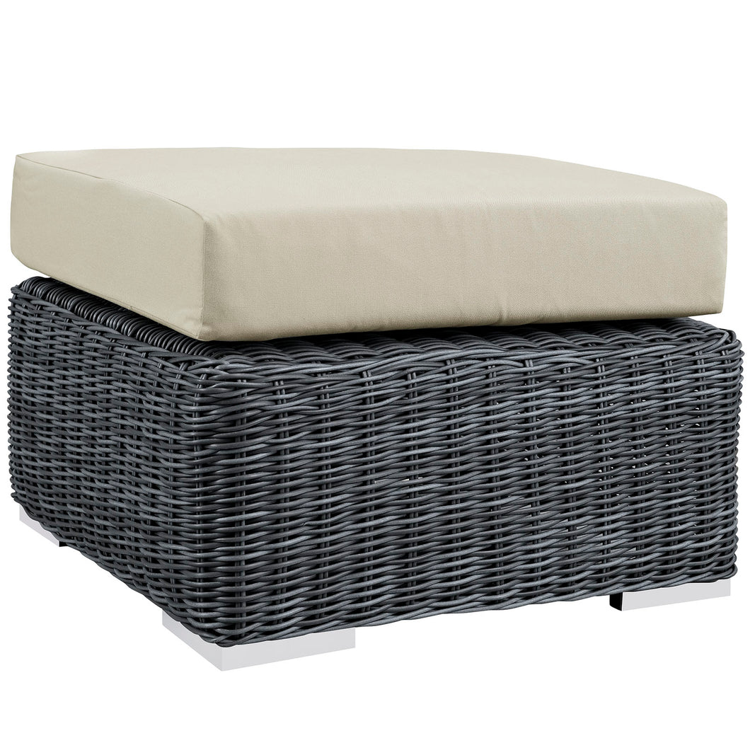 Summon Outdoor Patio Sunbrella¨ Ottoman by Modway
