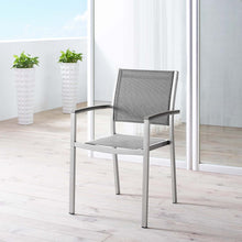 Load image into Gallery viewer, Shore Outdoor Patio Aluminum Dining Chair by Modway
