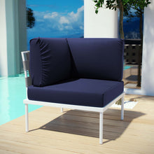 Load image into Gallery viewer, Harmony Outdoor Patio Aluminum Corner Sofa by Modway
