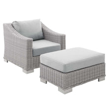 Load image into Gallery viewer, Conway Sunbrella¨ Outdoor Patio Wicker Rattan 2-Pi
