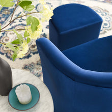 Load image into Gallery viewer, Divulge Performance Velvet Arm Chair and Ottoman Set by Modway
