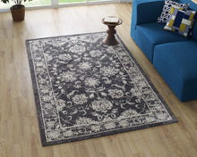 Load image into Gallery viewer, Kazia Distressed Floral Lattice 5x8 Area Rug by Modway
