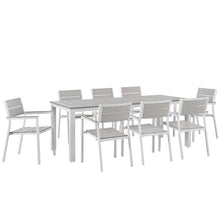 Load image into Gallery viewer, Maine 9 Piece Outdoor Patio Dining Set by Modway
