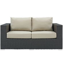 Load image into Gallery viewer, Sojourn Outdoor Patio Sunbrella¨ Loveseat by Modway
