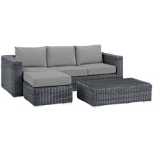 Load image into Gallery viewer, Summon 3 Piece Outdoor Patio Sunbrella¨ Sectional Set by Modway
